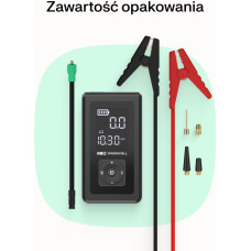 Green Cell CJSGC03 power bank Lithium-Ion (Li-Ion) 8000 mAh Black, Light Green